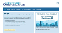 Desktop Screenshot of episcopalcommunicators.org